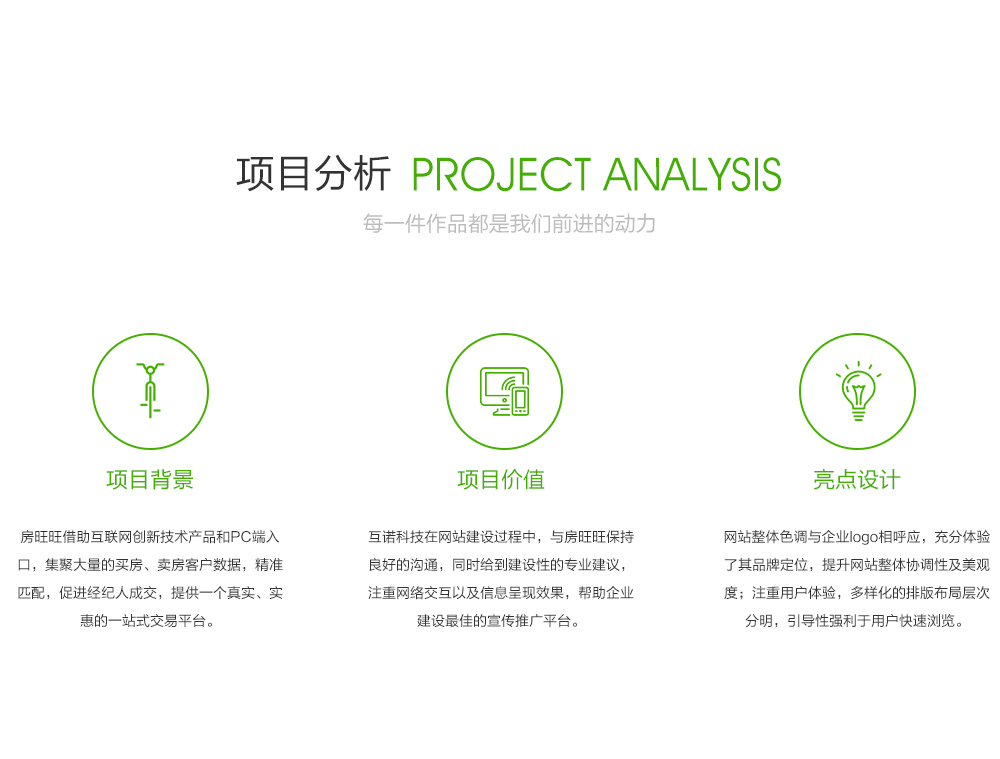 房旺旺网站建设案例 互诺科技为其打造数字化获客新阵地